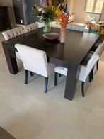 Complete eetkamerset van’t Hoogehuys in Kinrooi, Ophalen, Zo goed als nieuw, 8 stoelen of meer