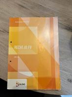 Recht in FV, Boeken, Ophalen of Verzenden, Zo goed als nieuw