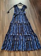 Maxi jurk, tie dye, blauw, mt 40, 135cm lang, Taille 38/40 (M), Enlèvement ou Envoi, Comme neuf, Bleu