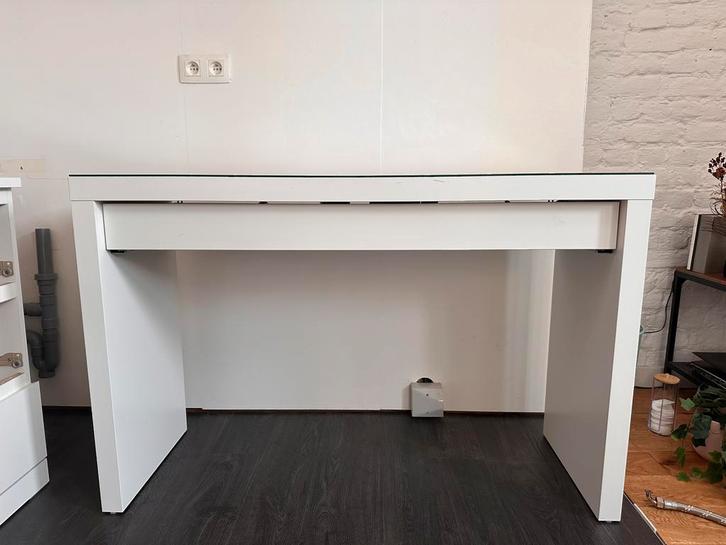 Make-up tafel (ikea / wit), Maison & Meubles, Tables | Dessertes, Comme neuf, Enlèvement