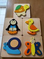 Houten legpuzzels, Ophalen, Zo goed als nieuw