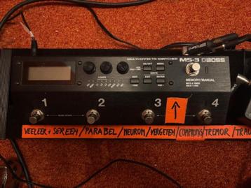 Boss MS-3 Multi Effects Switcher, Enlèvement ou Envoi, Comme neuf, Equalizer ou Égaliseur