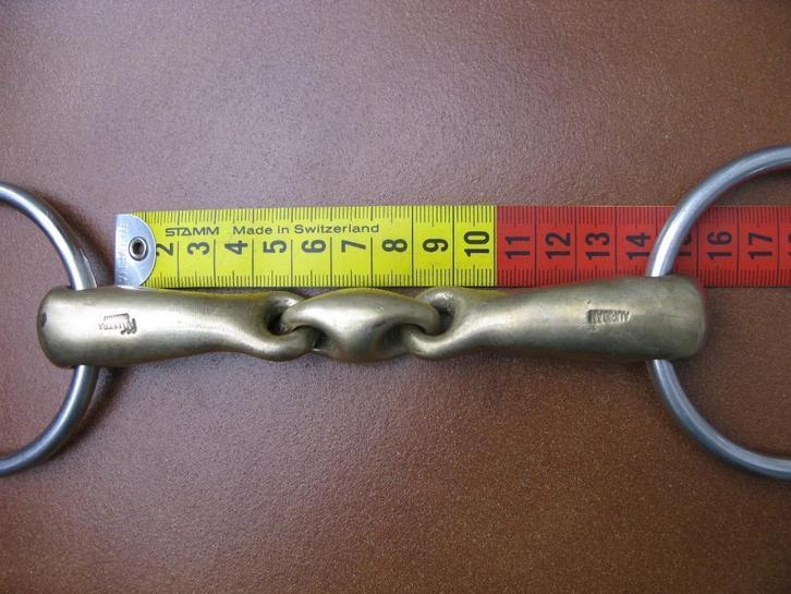 Mors Sprenger double brisure aurigan cheval 135 mm, Dieren en Toebehoren, Paarden en Pony's | Hoofdstellen en Tuigage, Zo goed als nieuw