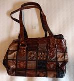 Vintage handtas, Handtassen en Accessoires, Tassen | Damestassen, Ophalen, Zo goed als nieuw, Bruin, Handtas