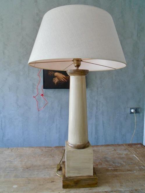 Porta Romana Coral reef coffee wood tafellamp 1 stuk 84 cm, Maison & Meubles, Lampes | Lampes de table, Utilisé, 75 cm ou plus