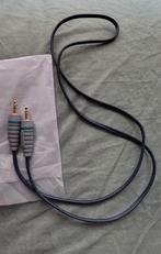 Câble audio type mini jack 3,5 mm (TRS) Bandridge  bon état., Enlèvement ou Envoi, Utilisé