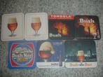 7 bierviltjes van Bush, verschillend voor € 0,50, Verzamelen, Ophalen of Verzenden, Zo goed als nieuw, Viltje(s), Overige merken