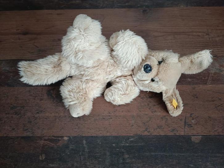 Steiff Hektor Golden Retriver/ Hond (50 Cm) 080845, Antiek en Kunst, Antiek | Speelgoed, Verzenden