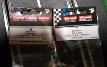 Voor Carrera evolution/digital 132 auto's: bandensets beschikbaar voor biedingen