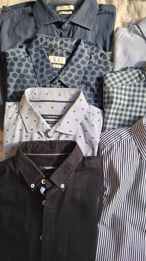 10 mooie hemden, Kleding | Heren, Heren-kledingpakketten, Zo goed als nieuw, Maat 48/50 (M), Ophalen of Verzenden