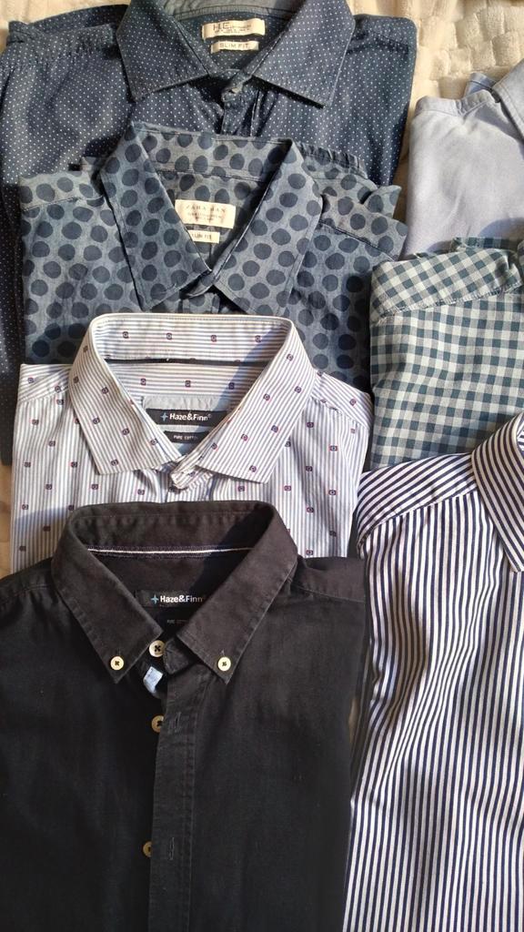 10 mooie hemden, Kleding | Heren, Heren-kledingpakketten, Zo goed als nieuw, Maat 48/50 (M), Ophalen of Verzenden
