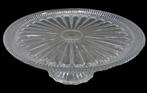 vintage grote glazen taartschotel, Ophalen