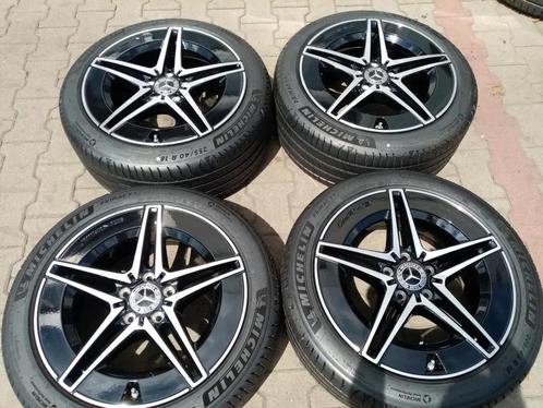 Mercedes C klasse breedset origineel amg velgen 18inch, Auto-onderdelen, Banden en Velgen, Banden en Velgen, Zomerbanden, Ophalen
