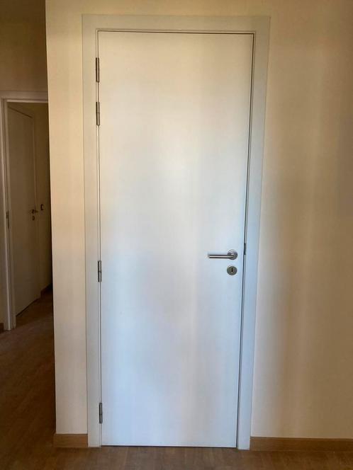 Hoogwaardige binnendeur met kozijn en kozijn, Doe-het-zelf en Bouw, Deuren en Vliegenramen, Zo goed als nieuw, Binnendeur, 200 tot 215 cm
