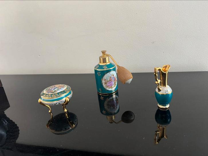 Set décoratif - Porcelaine de Limoges, Antiek en Kunst, Antiek | Porselein, Ophalen of Verzenden