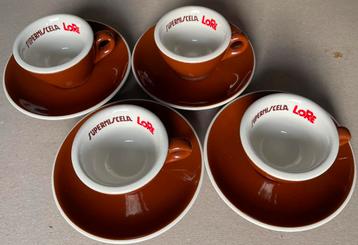 Tasses à espresso vintage Supermiscela Lo Re 4 pièces, Enlèvement ou Envoi