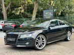 AUDI A5 COUPE S-LINE 2.0 BENZINE TOP STAAT, Auto's, Zwart, 4 cilinders, 1984 cc, Leder en Stof