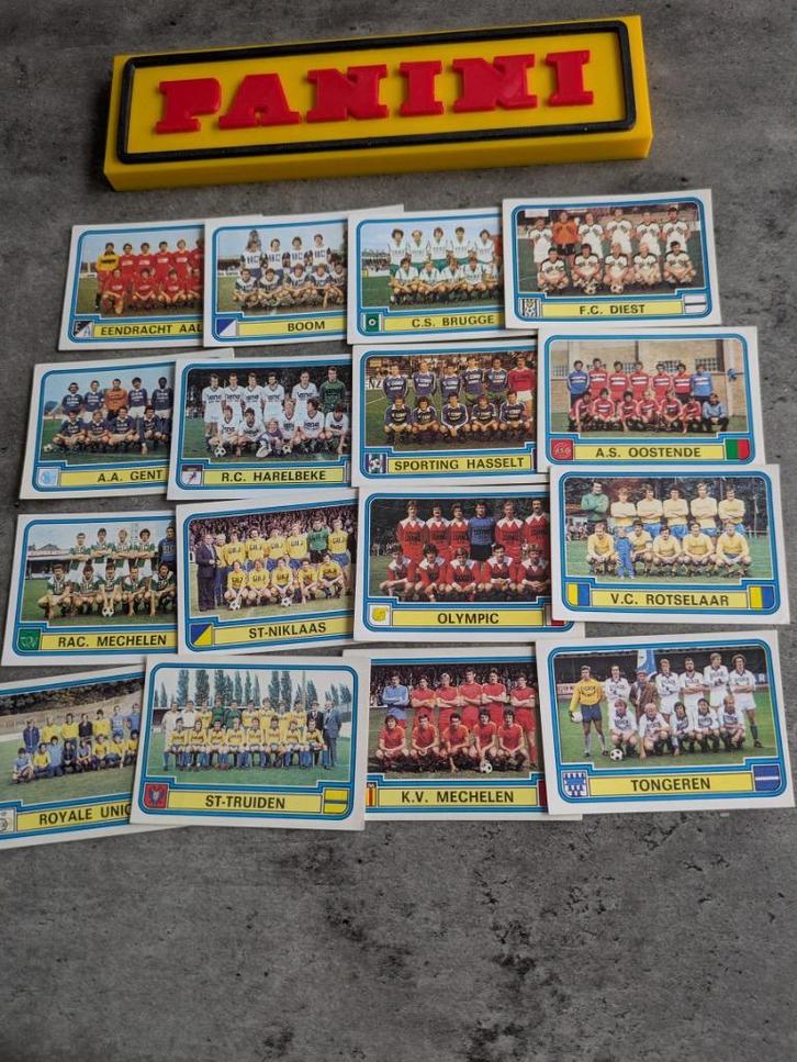 PANINI FOOTBALL 79 16X TEAMS 2DE KLASSE STICKERS 1979, Hobby en Vrije tijd, Stickers en Plaatjes, Verzenden