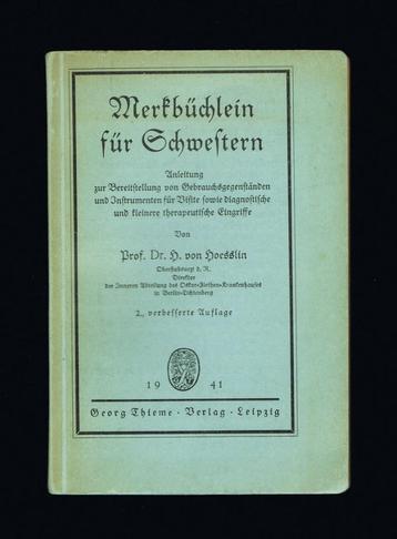 Schwestern, instrumenten onderzoek & kleine ingrepen (1941) beschikbaar voor biedingen