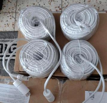 4 RJ45-kabels voor camera's en netwerken nieuw
lengte: 12 m beschikbaar voor biedingen
