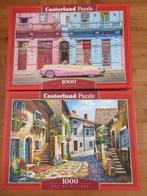 2 mooie puzzels van 1000 stukjes, 1 mist één stuk: gratis, Ophalen of Verzenden, 500 t/m 1500 stukjes, Zo goed als nieuw, Legpuzzel