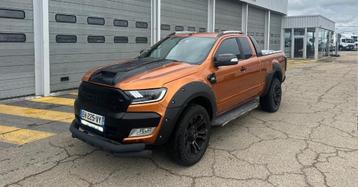 Pick-up Ford RANGER SUPER CAB WILDTRACK 3.2 TDCI, Autos, Cuir, Achat, Autres couleurs, 5 cylindres