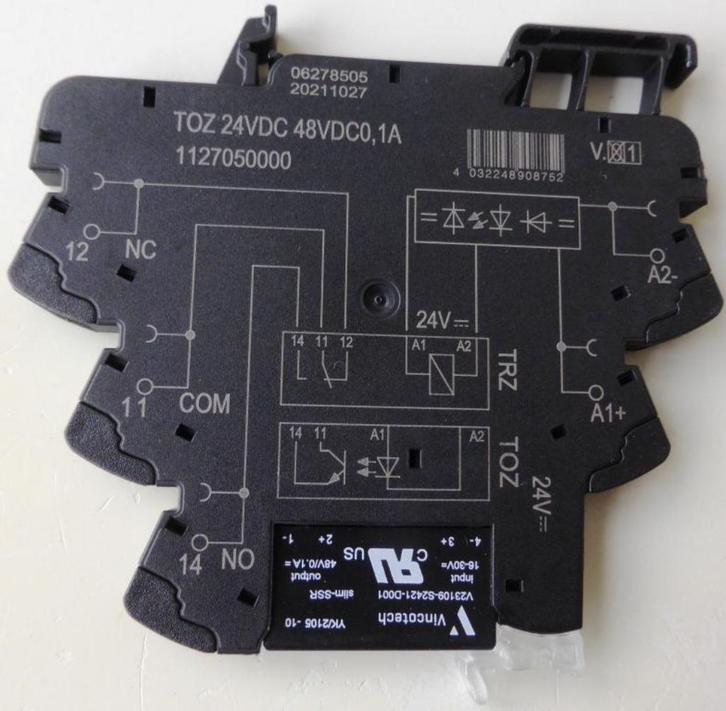 Weidmuller halfgeleiderrelais 1127050000, Doe-het-zelf en Bouw, Elektriciteit en Kabels, Nieuw, Ophalen of Verzenden