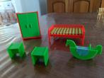 Poppenhuismeubilair - kinderkamer, Verzamelen, Poppenhuizen en Toebehoren, Ophalen of Verzenden, Gebruikt, Popje