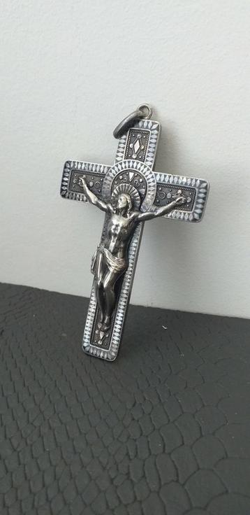 Zilver kruis, Antiek en Kunst, Ophalen of Verzenden, Zilver