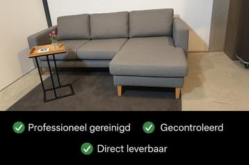 GRATIS BEZORGING | moderne grijze hoekzetel  beschikbaar voor biedingen