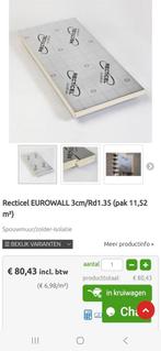 Nieuwe isolatie platen Recticel, Doe-het-zelf en Bouw, Ophalen, Nieuw