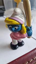 Base ball smurfin   20186, Verzamelen, Smurfen, Ophalen of Verzenden, Zo goed als nieuw, Smurfin, Poppetje, Figuurtje of Knuffel