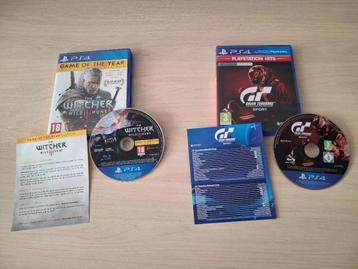 PS4 The Witcher + Gran Turismo Sport !!