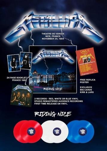 METALLICA - RIDING NICE - 2 lp color vinyl