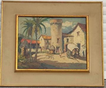 huile sur toile signe jose camps beschikbaar voor biedingen