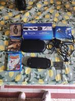 PS Vita-console, games, accessoires, kavel, super staat., Games en Spelcomputers, Ophalen, Gebruikt, Zwart, Met games