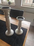 Houten kandelaars, Ophalen