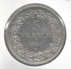12993 * LEOPOLD 1 * 5 frank 1848 gelauwerd * Z.Fr +++, Postzegels en Munten, Munten | België, Zilver, Verzenden