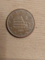 Italiaanse 5 eurocent, Postzegels en Munten, Ophalen, Italië, 5 cent, Losse munt