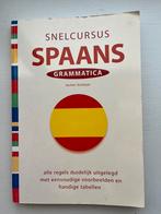 Snelcursus SPAANS grammatica, Boeken, Taal | Spaans, Ophalen, Zo goed als nieuw