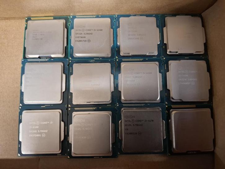 Lotje vorige Gen CPU's (i7-2600, i3-4170, i5-7400, ...), Computers en Software, Processors, Gebruikt, 4-core, 3 tot 4 Ghz, Ophalen of Verzenden