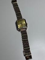 Gouden horloge met armband 14k, Handtassen en Accessoires, Horloges | Antiek, Overige merken, Goud, 1960 of later, Ophalen of Verzenden