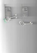 Lot van 2 kastsloten met sleutels ( Varia - 001 ), Ophalen of Verzenden, Zo goed als nieuw, IJzer, Slot