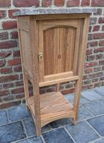 Pitch pine nachtkastje opgeknapt, Antiek en Kunst, Antiek | Meubels | Kasten, Ophalen