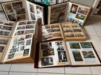 Verzameling oude postkaarten in fotoalbums, Audio, Tv en Foto, Ophalen, Gebruikt