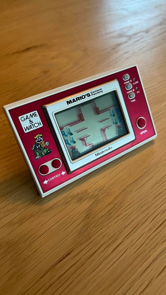 Nintendo Game & Watch Mario’s Cement Factory - perfect staat, Games en Spelcomputers, Spelcomputers | Nintendo Portables | Accessoires