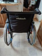 URGENT.  Chaise roulante OTTOBOCK pliable, très bon état., Diversen, Ophalen, Inklapbaar, Zo goed als nieuw, Handbewogen rolstoel