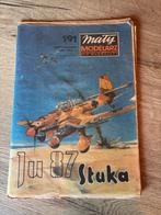 Ju87 Stuka vouwmodel, Ophalen, Gebruikt, Vliegtuig