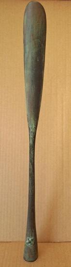 Sculpture chausse-pied totem en bronze, Brons, Ophalen