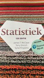 Statistiek, 12e editie met MyLab NL toegangscode, Boeken, Schoolboeken, Ophalen of Verzenden, Nederlands, Sytse Knypstra; James T. McClave; Terry Sincich